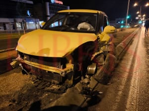 Lefkoşa'da Trafik Kazası: İki Araç Karıştı